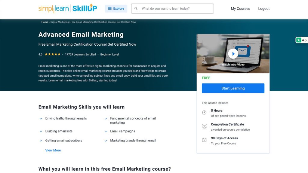 Corso gratuito di email marketing.