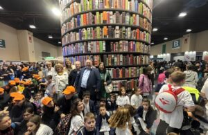 Nella foto la partecipazione degli studenti delle scuole di Pianezza al Salone Internazionale del Libro